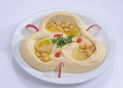 سلطة حمص بالطحينة