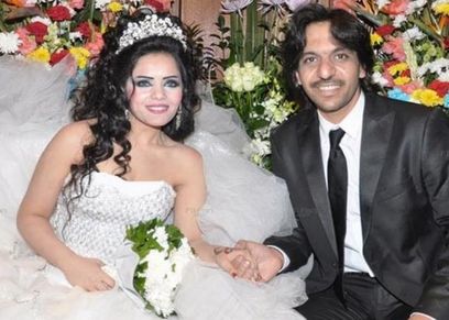الفنان بهاء سلطان وزوجته