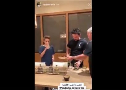 الملك عبدالله بن الحسين وأبنائه