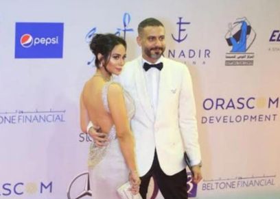 محمد فراج وزوجته بسنت