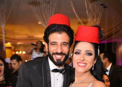 الفنانة حنان مطاوع وزوجها أمير اليماني