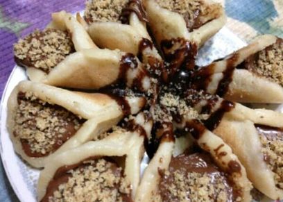قطايف بالشيكولاتة