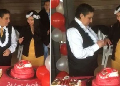بالصور| أول حالة زواج مثلي بـ