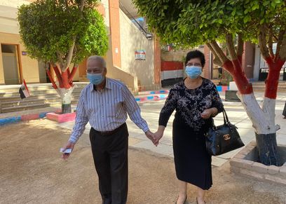 «اديب وحياة».. قصة حب حتي صندوق الانتخابات بسوهاج