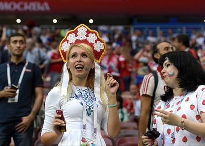 مشجعات روسيا