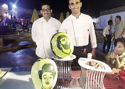 بمهرجان في الغردقة.. شيفات ينحتون