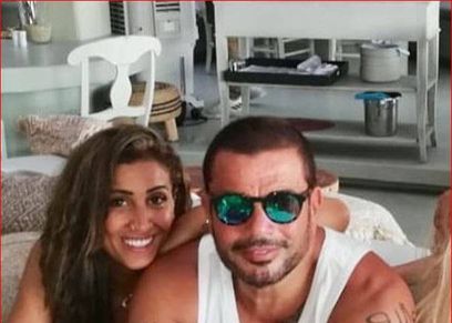 دينا الشربيني وعمرو دياب