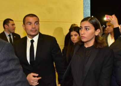 دينا الشربيني وعمرو دياب 