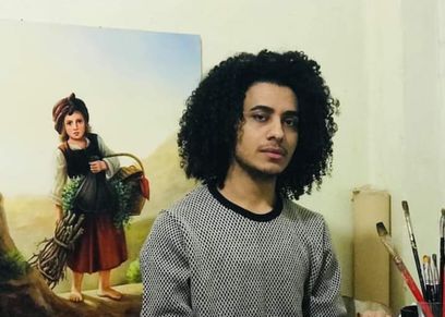 سلامة بن عايدة راسم لوحات قضايا المرأة