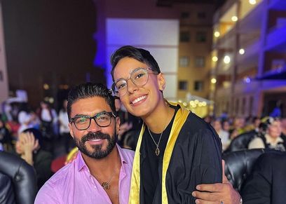 خالد سليم وابنته
