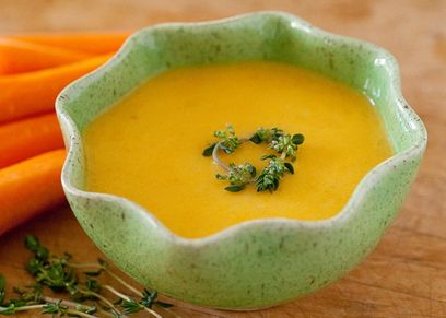 شوربة الجزر المشوي- تعبيرية