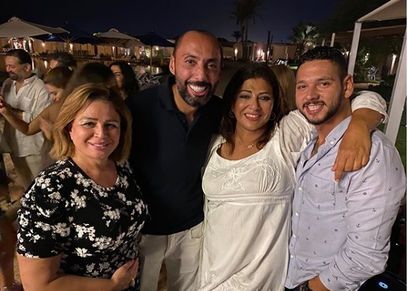 هالة صدقي تزغرد في حفل زفاف أمير شاهين
