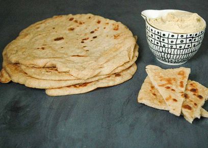 طريقة عمل عيش الحمص الصحي
