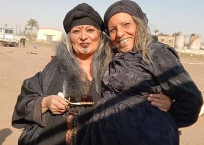 فريدة سيف النصر من كواليس مسلسل موسى
