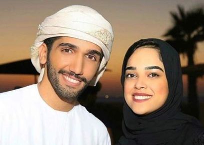 مشاعل الشحي وزوجها