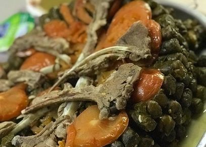 ورق عنب بلحمة الرأس
