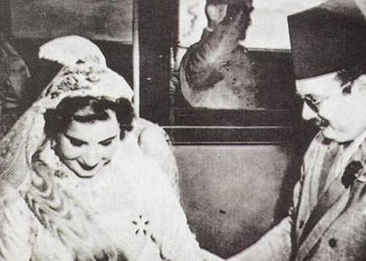 الملك فاروق والملكة ناريمان