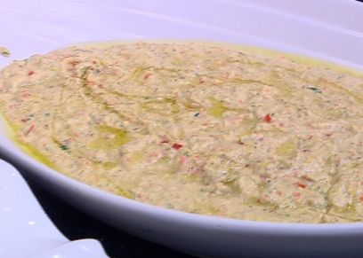 طريقة عمل سلطة بابا غنوج بالكوسة والنعناع