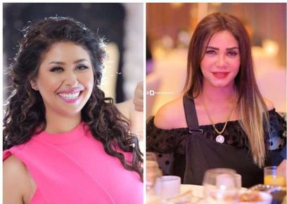الفنانتان إيناس عز الدين