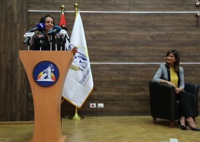 زيارة السفيرة نبيلة مكرم للمجلس القومي للمرأة