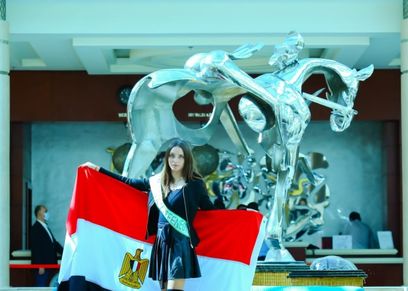 وصول ملكات جمال مصر و الهند وجنوب أفريقيا للمشاركة فى مسابقة ميس ايكو بالغردقة