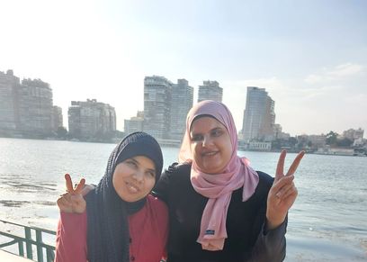 عبير مكفوفة صاحبة منتجات المكرمية