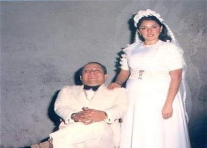 جورج سيدهم وزوجته