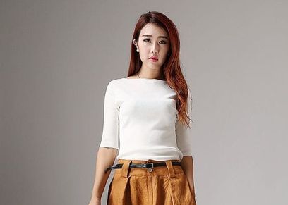 6 أفكار للاختيار الفتاة النحيفة لملابسها