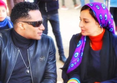 محمد رمضان ينشر صورة بصحبة حلا شيحة وطفلها من كواليس