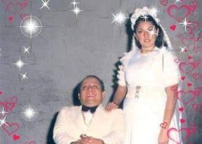 جورج سيدهم وزوجته