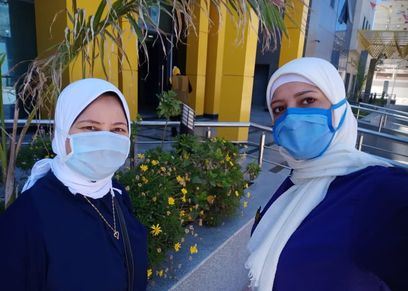 جيهان يحيى مشرفة التمريض في مستشفى العجمي