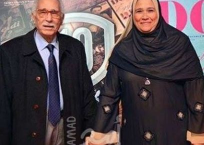 عبدالرحمن أبو زهرة وزوجته سلوى الرافعي