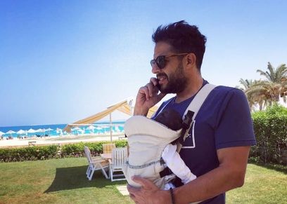 محمد حماقي وابنته