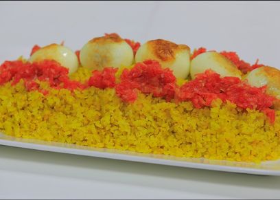 أرز بالعدس الأصفر