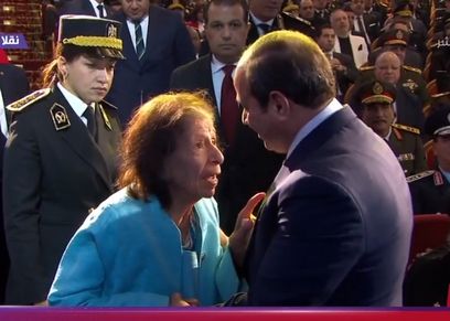 السيسي وليلى تكلا