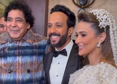 أحمد عصام وزوجته