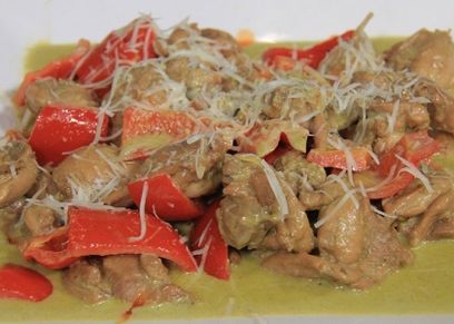 شيش طاووق بصوص البيستو