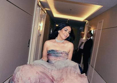 الفنانة منى زكي في مهرجان كان