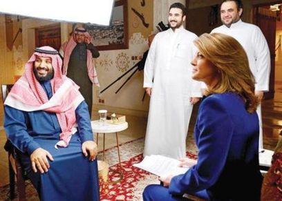 حوار المذيعة الأمريكية مع ولي العهد السعودي