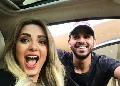 مي حلمي ومحمد رشاد