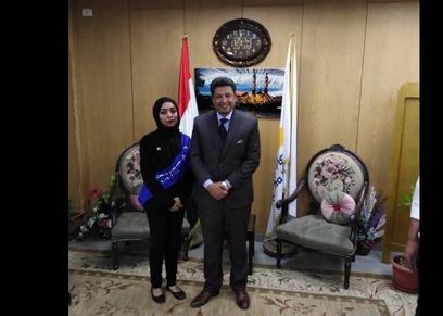 أحلام وليد، رئيس اتحاد طلاب جامعة دمياط