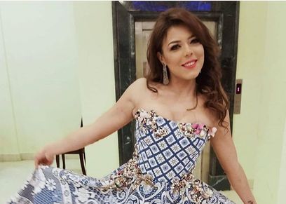 فستان ناهد السباعي من توقيع مصمم الأزياء مهند كوجاك