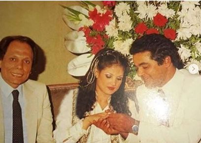 حفل زفاف الفنان مصطفى متولي وبجواره الزعيم