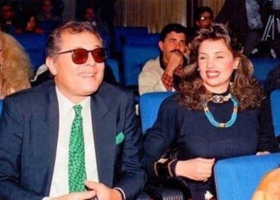 محمود عبد العزيز وزوجته