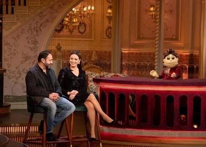 الفنانة ريهام عبد الغفور وزوجها