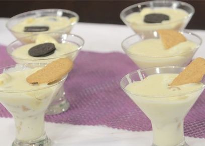 طريقة عمل مهلبية البسكويت