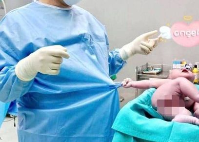بالصور| «رضيع عنيد» يثير الجدل في فيتنام: «رفض ترك طبيب أخرجه من بطن أمه»