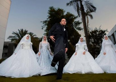 سيشن زفاف وهمي