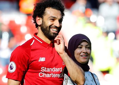 محمد صلاح وزوجته ماجي