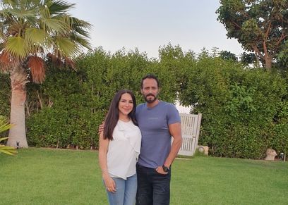 يوسف الشريف وزوجته